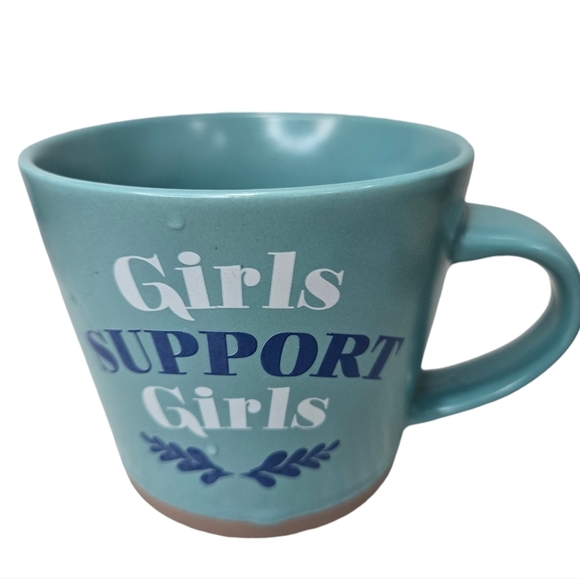 Eco One Girls Support Girls Aqua Coffee Mug - Picture 4 of 6